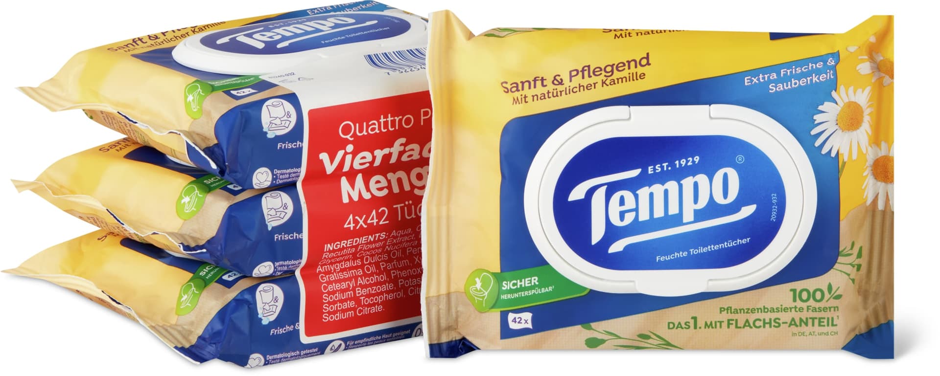 Feuchttücher Sanft & Pflegend Kamille