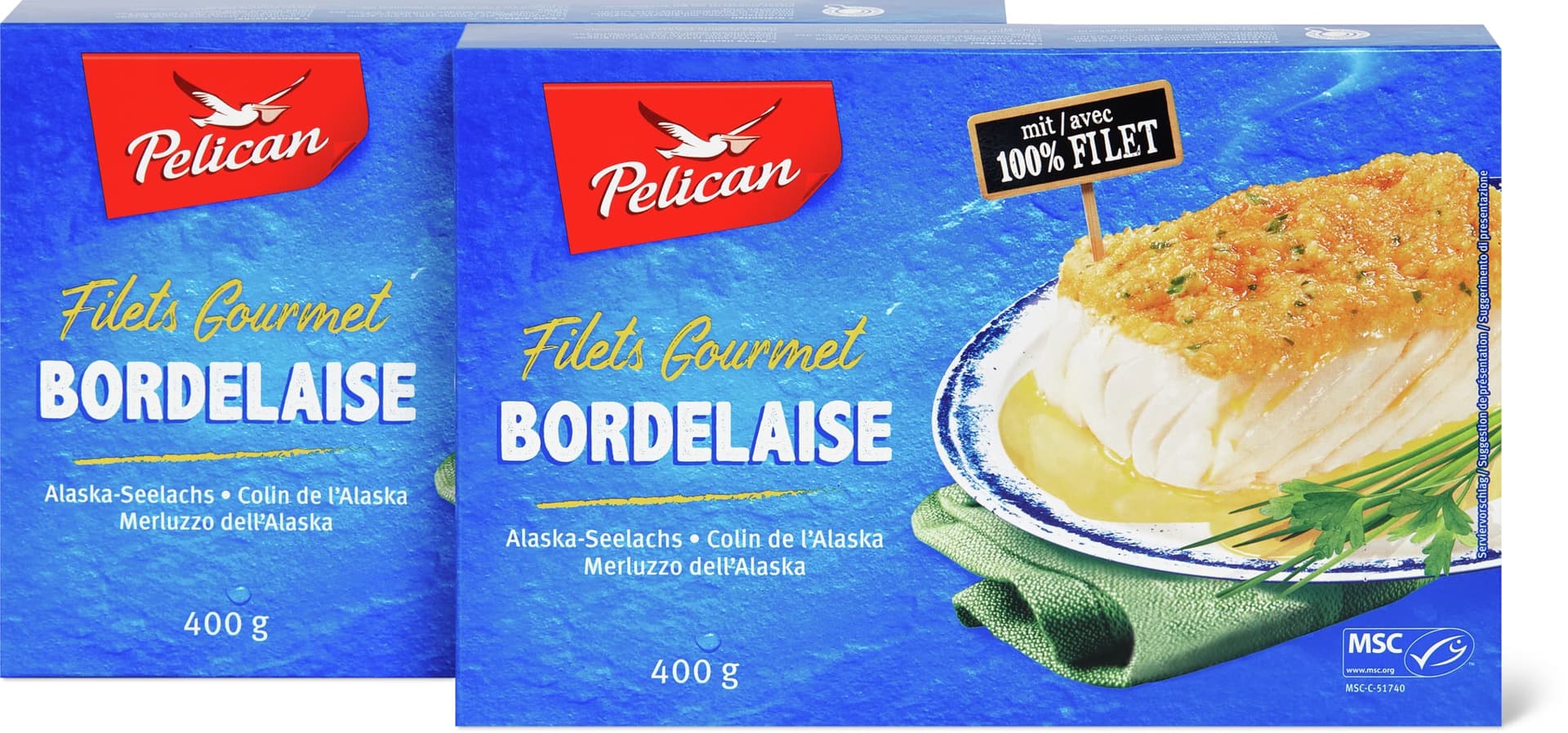 Bordelaise Alaska-Seelachs