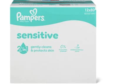 Pampers Feuchttücher Sensitiv 12X80Stk · 12 x 80 pz