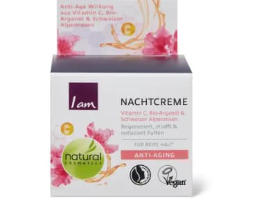 Anti-ageing night cream for mature skin