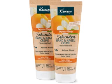 Kneipp Crème express mains et cuticules · 2 x 75 ml