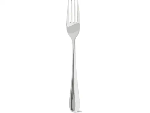Essgabel Bistro Silber