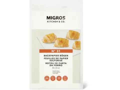 Baking paper sheets 42 x 33 cm