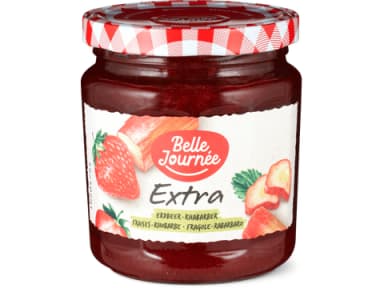 Belle Journée Extra Konfitüre Erdbeer & Rhabarber · 500 g
