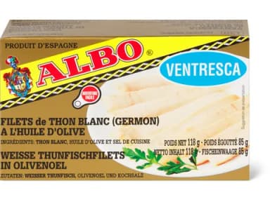 Albo Weisse Thunfischfilets · 85 g