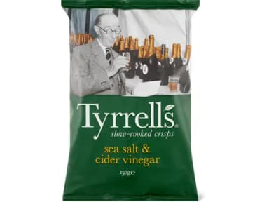 Tyrrells Chips Salt & Vinegar · 150 g