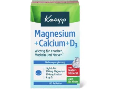 Kneipp Magnesium- und Calcium-Kautabletten