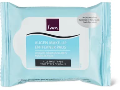 Eye make-up remover pads
