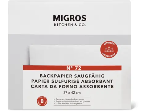 Absorbent baking paper, 37 x 42 cm