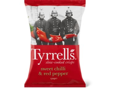 Tyrrells Slow-cooked Crisps Sweet Chilli & Red Pepper · 150 g