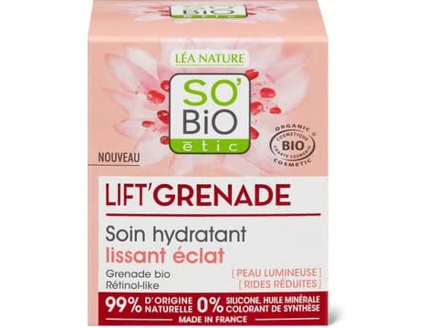Crema idratante lisciante Lift Grenade