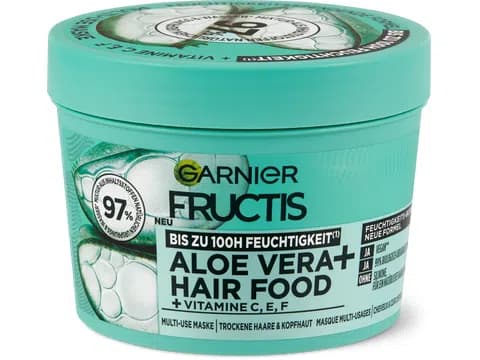 Maschera all'aloe vera capelli e cuoio capelluto secchi