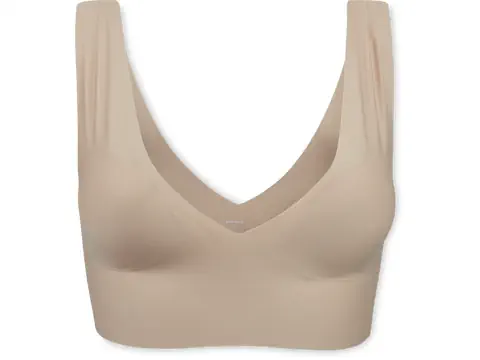 Ladies non-wired microfibre bra