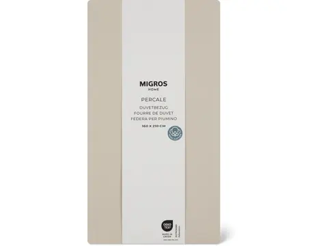 Percale duvet cover