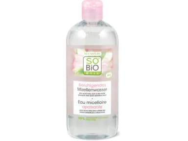 Soothing aloe-vera and rose micellar water