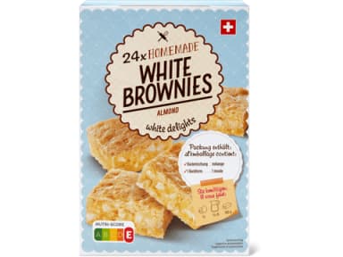 White Brownies Mandel