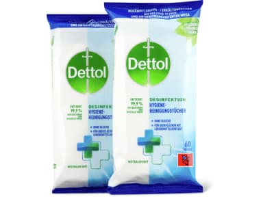 Dettol Desinfektionstücher 2x60