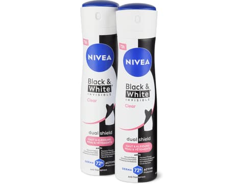 Nivea Deodorante spray Invisible Black & White 2x150ml