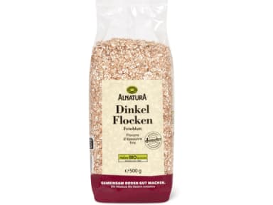 Alnatura Dinkel Flocken Demeter, Bio, Feinblatt 500g