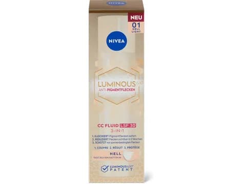 Nivea 3-IN-1 CC Fluid Light, IP 30 40ml