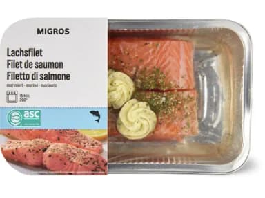 Migros Lachsfilet Zitrone und Koriander 400g