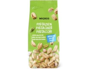 Migros Geröstete und gesalzene Pistazien 250g