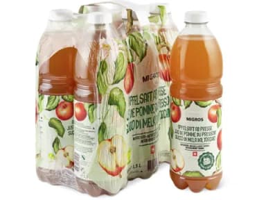Migros Apfelsaft Naturtrüb · 6 x 1.5 l