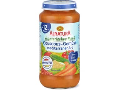 Alnatura Couscous Gemüsebrei mediterraner Art 250g