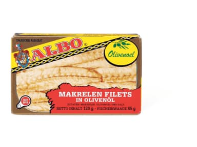 Makrelenfilets in Olivenöl