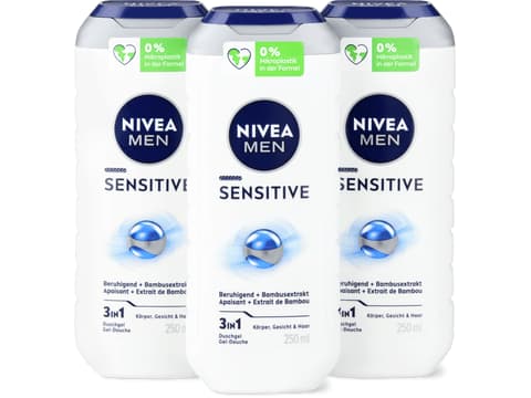 Nivea Docciaschiuma Sensitive 3x250ml