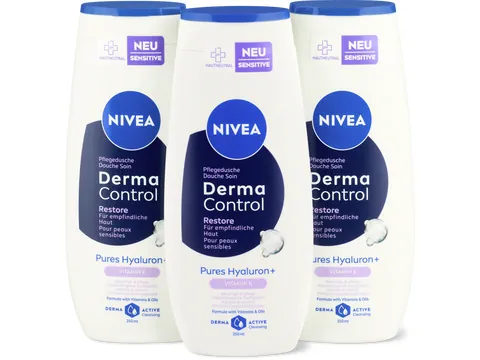 Nivea Doccia schiuma Derma Control 3x250ml