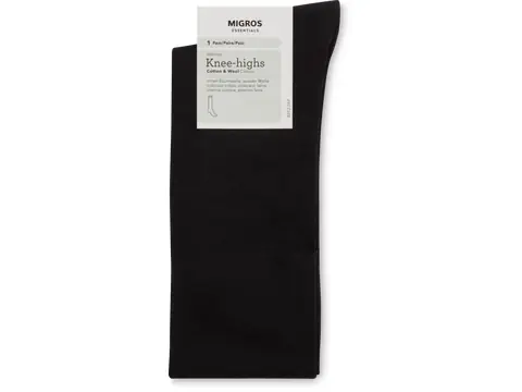 Women's Cotton & Wool knee-high socks