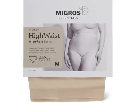 Women's microfibre high-waist briefs