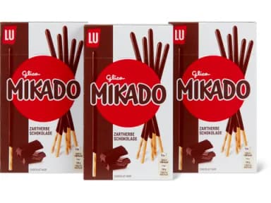 Mikado chocolat noir 3x75g