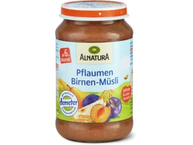 Alnatura Pflaumen Birnen Muesli 190g