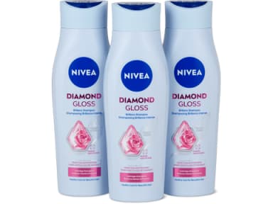 Nivea Diamond Gloss Shampoo for Dull Hair 3x250ml
