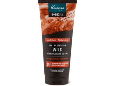 Kneipp Wild 3-in-1 shower shampoo, sandalwood and green tea 200ml