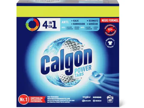 Calgon Addolcitore d'acqua in tabs 60 lavaggi