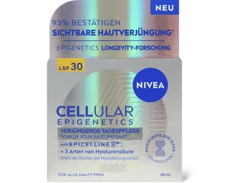 Crema giorno ringiovanente Cellular Epigenetics Acido ialuronico, IP 30