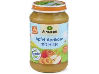 Alnatura Apfel-Aprikosen mit Hirse Brei 190g