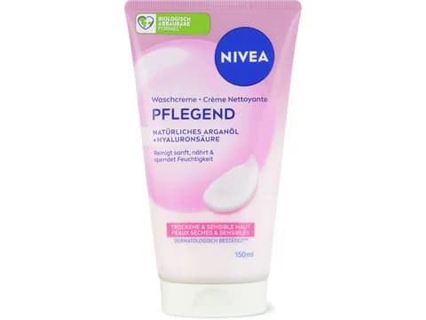 Nivea Crema detergente delicata Natürliches Arganöl, Hyaluronsäure 150ml