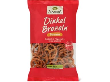 Alnatura Dinkel Brezeln Bio, Demeter, Sesam 125g
