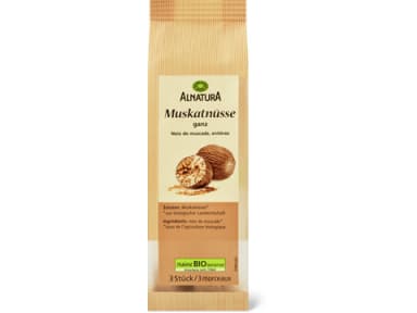 Alnatura Nutmeg Organic, whole 3x4g