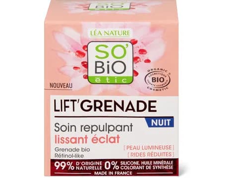 Crema notte rimpolpante Lift Grenade