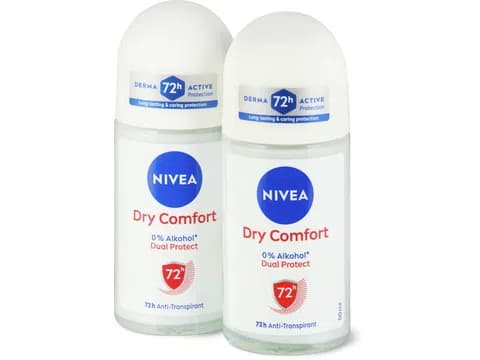 Nivea Deodorante roll-on Dry Comfort 2x50ml