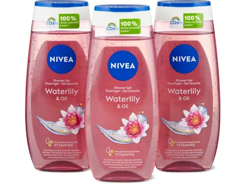Nivea Doccia crema Waterlily & Oil 3x250ml