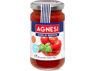 Agnesi Sugo al basilico 100% Naturale · 190 g