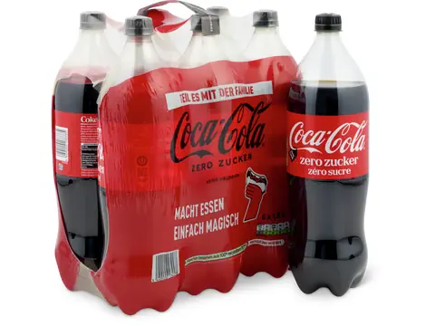 Coca-Cola Zero, 6 x 1,5 l
