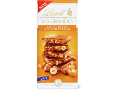 Lindt Les Grandes Nuss & Salted Caramel 150g