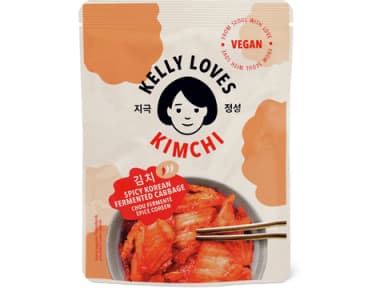 Spicy Korean fermented-cabbage kimchi